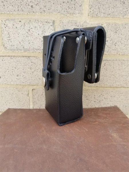 Case Guys AW Enterprise Leather Swivel Holster for 2 Way Radio 