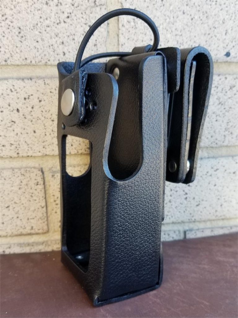 Kenwood NX5000/5200/5300/5400/5430 L2 DTMF Leather Case/swivel B/L