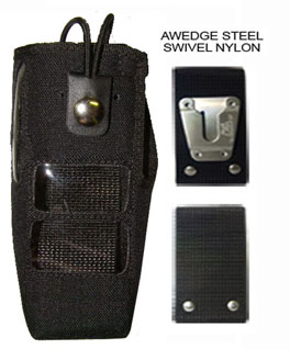 APX 6000 Leather  Case with swivel belt loop by Caseguys tm Motorola