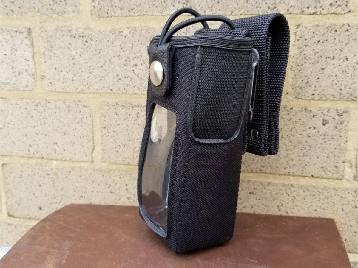 thumbnail image 2 of Motorola OEM Headset Pouch Carry Case With Clip - For Bluetooth H605, H700, H710 Headsets 2 of 5
